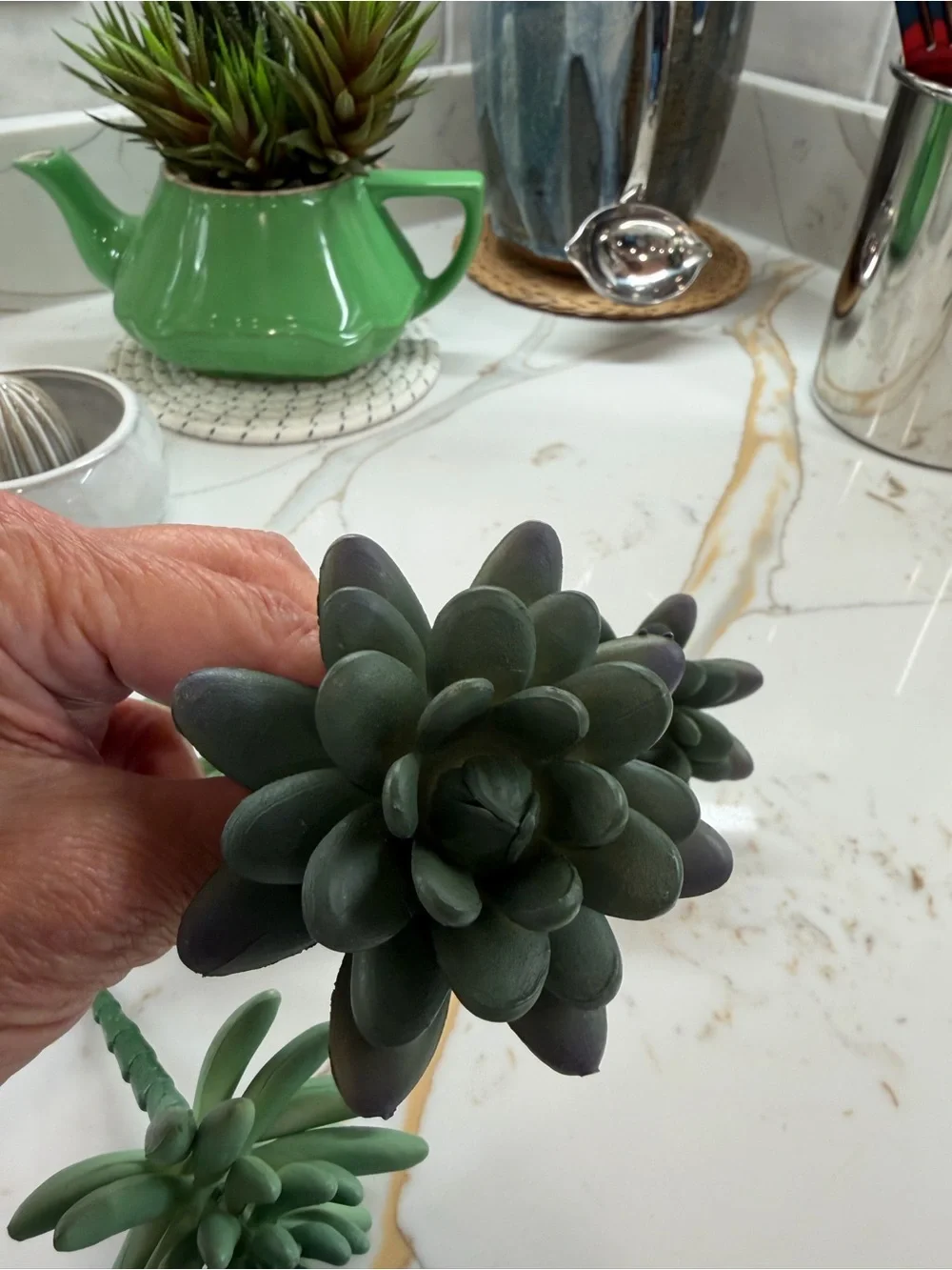 Artificial Succulent Arrangement in Green -
